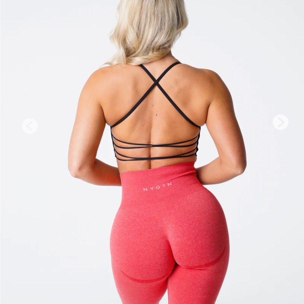 NVGTN Black Invincible Seamless Bra